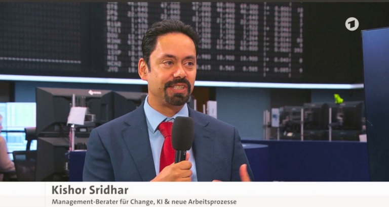 Keynote Speaker Workshop Kishor Sridhar TV Interview ARD